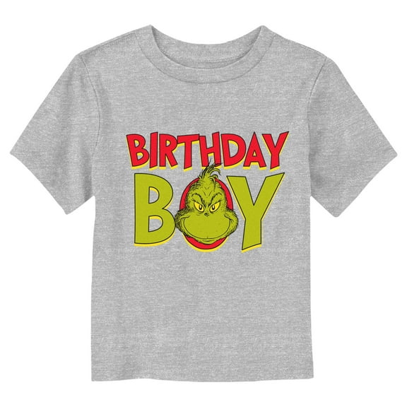 Toddler's Dr. Seuss Birthday Boy Grinch Graphic T-Shirt