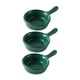 thumbnail image 1 of Plato para salsa, recipiente para condimentos, platos de aperitivos japoneses de porcelana con asa Pequeño verde oscuro, 1 of 9
