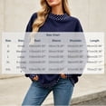 thumbnail image 3 of Zormilly Women's Sweatshirt Fleece Long Sleeve Mock Neck Sweatshirts with Polka Dot Fashion Oversized Winter Pullover, S-2XL, 3 of 6