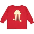 thumbnail image 3 of Inktastic Popcorn Movie Treat Boys or Girls Long Sleeve Toddler T-Shirt, 3 of 5
