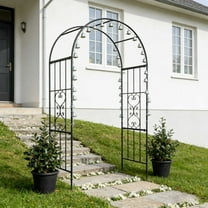 Ktaxon 7.2 Ft Garden Arbor Archway Metal Wedding Party Garden Arch