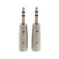 thumbnail image 2 of Paquete de 2 conectores XLR de a conector estéreo TRS de 1/4 '' de 6,35 mm, 2 of 7
