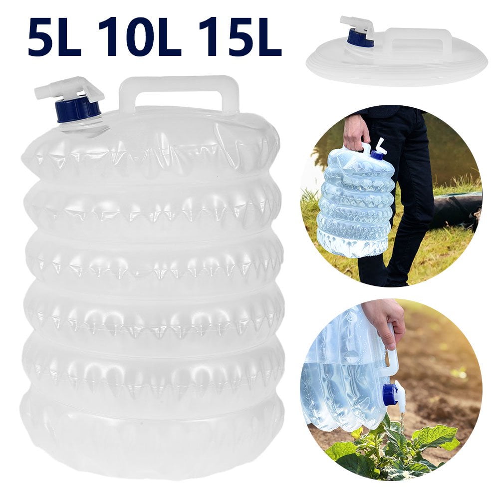 Stockage Eau Urgence Sans BPA Lot 2 Réservoirs Eau Pliables 15L Avec Robinet - Camping Et Urgence - Sans BPA Réservoir Eau Camping
