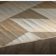 thumbnail image 5 of Erbanica 6' x 9' Indoor Outdoor Beige Triangle Reversible Plastic Rug, 5 of 5