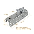 thumbnail image 3 of Trailer Coupler 2 X 2 Hitch Ball Coupling Straight Tongue 3500 Lbs RV Parts Camper Caravan Accessories ,Easy to Use, 3 of 6
