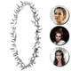 thumbnail image 5 of Corona de novia de boda, corona de metal, corona para mujer, diadema, joyería para el cabello nupcial para cumpleaños, graduación, 5 of 6