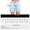 thumbnail image 5 of Uniexcosm Women Pajamas Sleepwear Shorts Tie Dye Sport Shorty for Female, 5 of 7