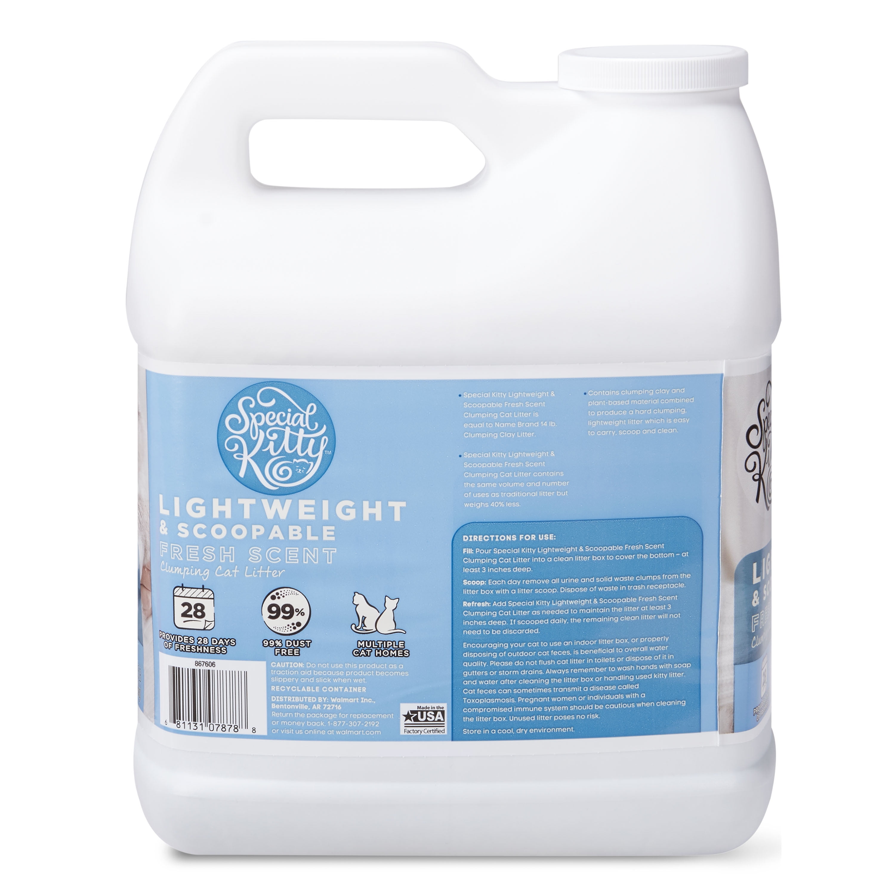 walmart special kitty cat litter