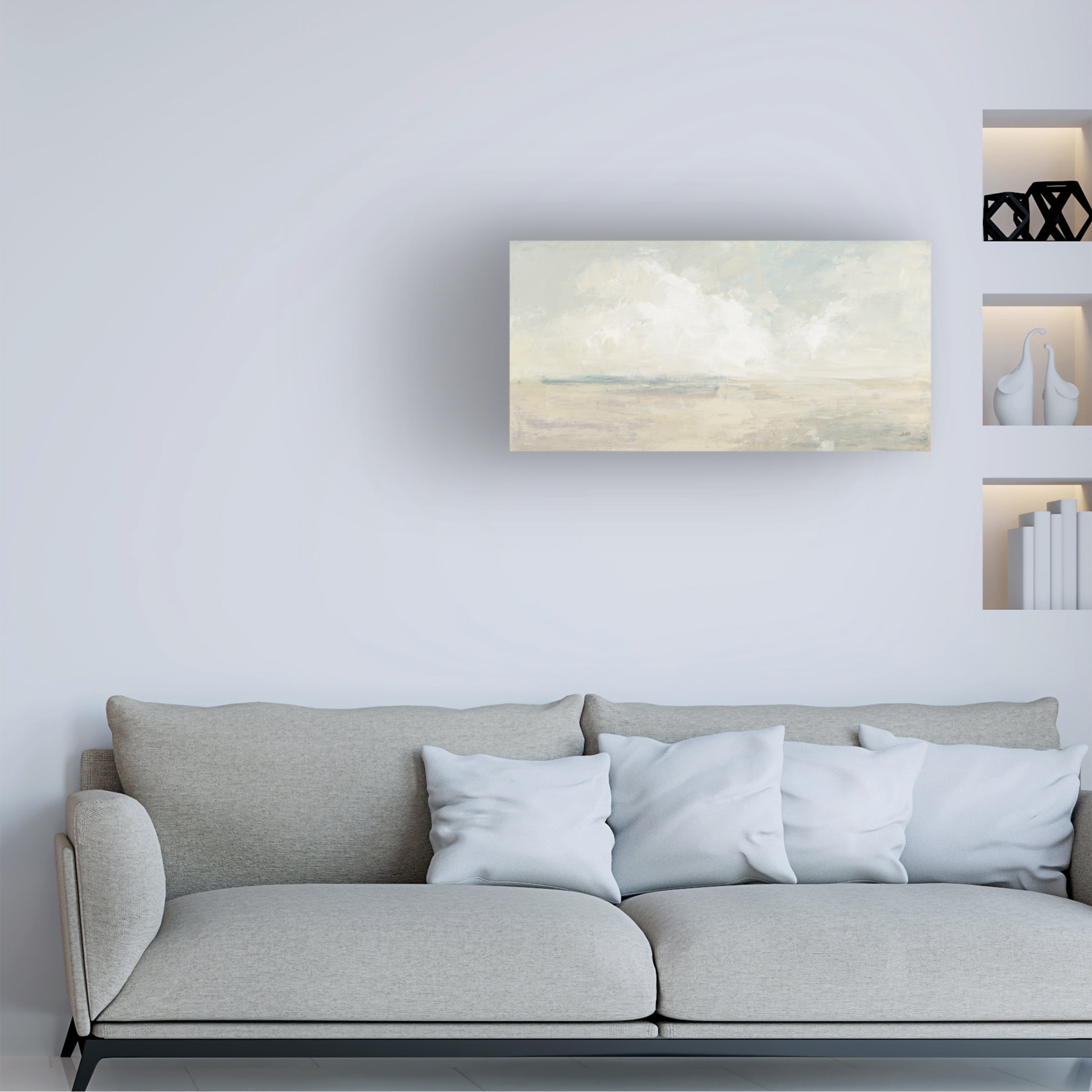 Julia Purinton 'Sky And Sand Pastel' Canvas Art