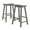 ANTIQUE GREY, variant on Weston Home Ashby Saddle Seat 29-inch Bar Height Backless Stools, Set of 2, Antique Black