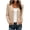 Beige, variant on Women's Summer Long Sleeve Lightweight V-Neck Cardigan Button Down Twisted Cable Knit Shrugs Sweaters