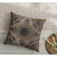 thumbnail image 5 of Ada Home Decor Gold Geometric Contemporary Pillow, 5 of 6