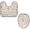 Multicolor, variant on PhooArto Toilet Lid Cover and U-Shaped Toilet Floor Mat Set of 2 Pieces, Pink Goose Pattern Toilet Mat Set, Machine Washable Seat Covers Non-Slip Absorbent Rugs