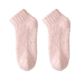 thumbnail image 5 of harmtty Confinement Socks Non-slip Women Socks 1 Pair Women Socks Thickened Elastic Anti-slip Mid-tube Anti-skid Bottom Solid Color Floor Socks Khaki, 5 of 6