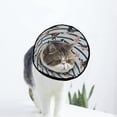 thumbnail image 1 of Dancing Butterfly Bird Floral Spring Soft Cat Dog Recovery Collar Adjustable Cat Cone Wound Healing Protective After Surgery for Cats, 1 of 7
