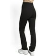 thumbnail image 3 of Love Tree Women's High Rise Bootcut Buttery Soft Yoga Pant Leggings (Black, Small), 3 of 3