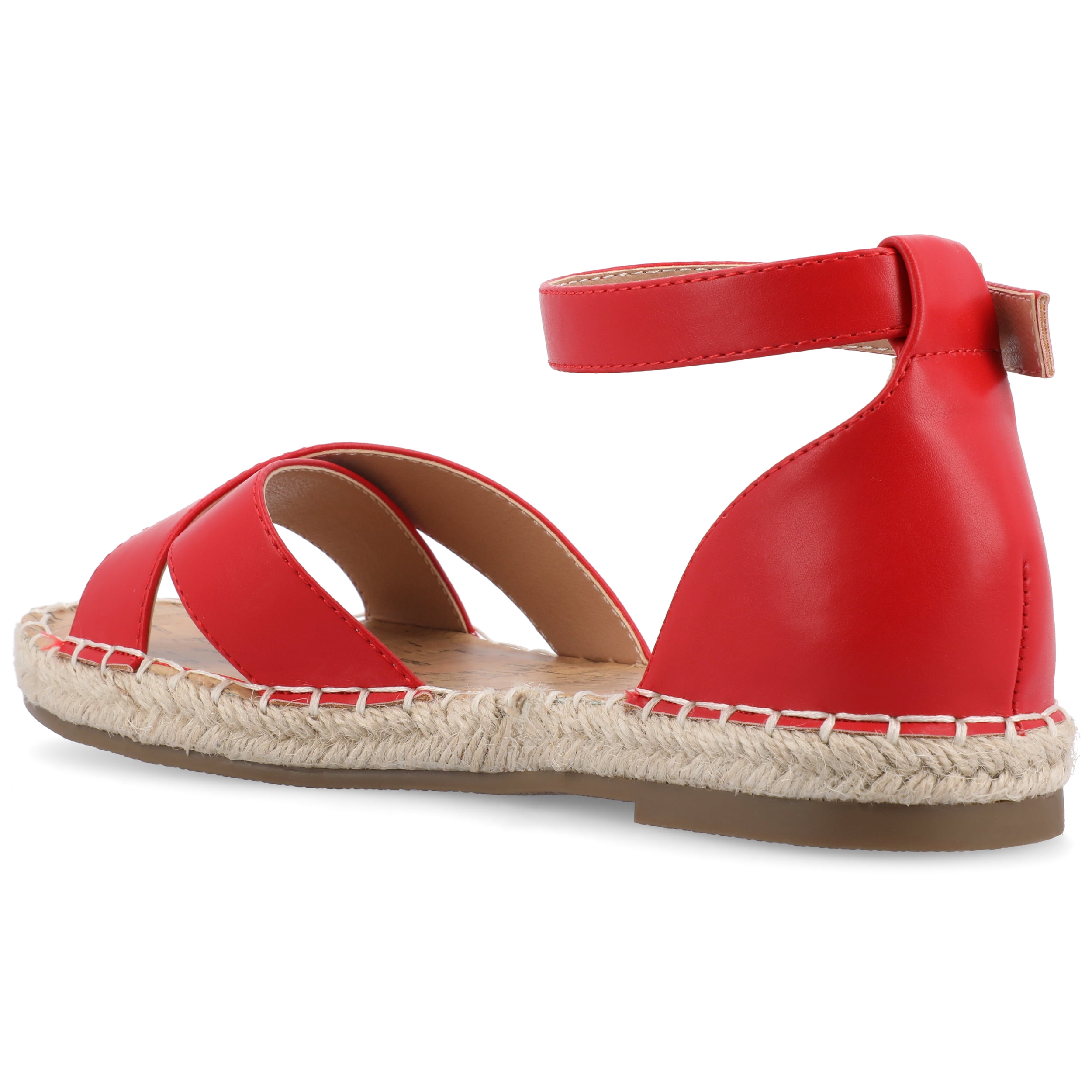 Journee Womens Lyddia Espadrille Flat Sandals, Widths Available