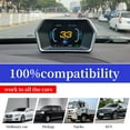 thumbnail image 3 of Yeacher Car HUD Display, High Definition Speedometer Car Diagnostic Tool OBD鈪?Fault Code Elimination Driving Computer Overspeed Fault Alarm for All Vehicles, 3 of 8