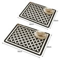 thumbnail image 6 of Mdesiwst Kitchen Countertop Drying Mat Geometric Super Absorbent Anti-slip Foldable Quick Drying Wear Resistant Multi-functional Dish Bowl Plate Dinnerware Placemat Coffee Maker Pad, 6 of 8
