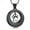 Black, variant on Personalize Pet Memorial Circle of Life Pendant Necklace for Cremation Ashes Holder Paw Print Keepsake Memorial Jewelry Necklace for Dog Cat Ashes