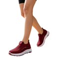 thumbnail image 5 of Willtoo Orthopedic Dress Shoes for Women Slip‑On Breathable Knit Mesh Casual Sneakers, Lightweight Non‑Slip Comfort Platform Walking Shoes, 5 of 5