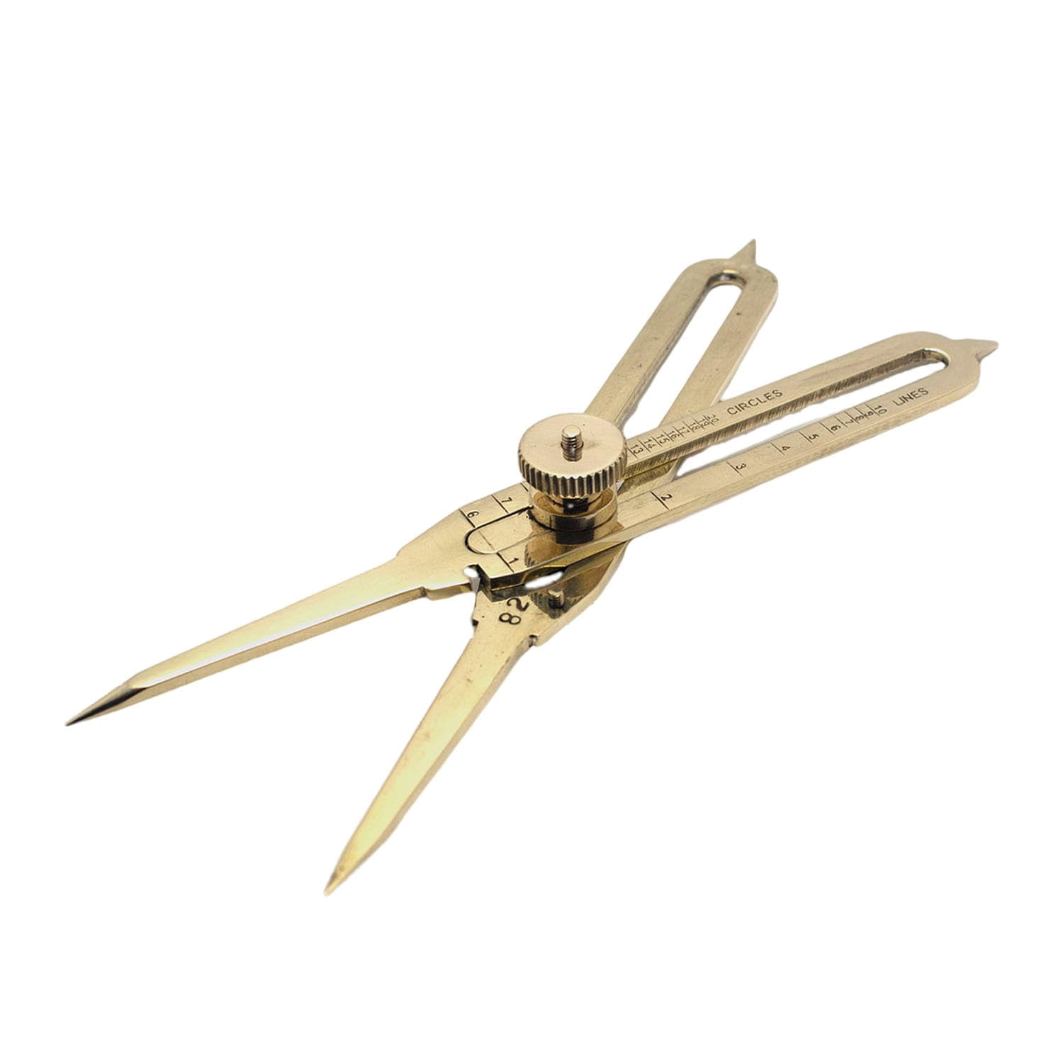 Professional Brass Proportional Divider, 6 Inch, Drawing and Measurement Tool