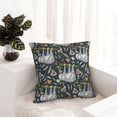 thumbnail image 6 of Honeii Cute Sloth Print Throw Pillow, Square Decorative Pillow Forms Soft Fluffy Plump Pillow Decorative Pillow Inserts,Couch Pillows-16"x16", 6 of 7