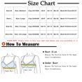 thumbnail image 3 of Womens Bras 3-Pack Sexy Top Bra Wire Free Underwears Base Vest Style Sports Lingerie Sports Bra Multicolor16 2XL, 3 of 8