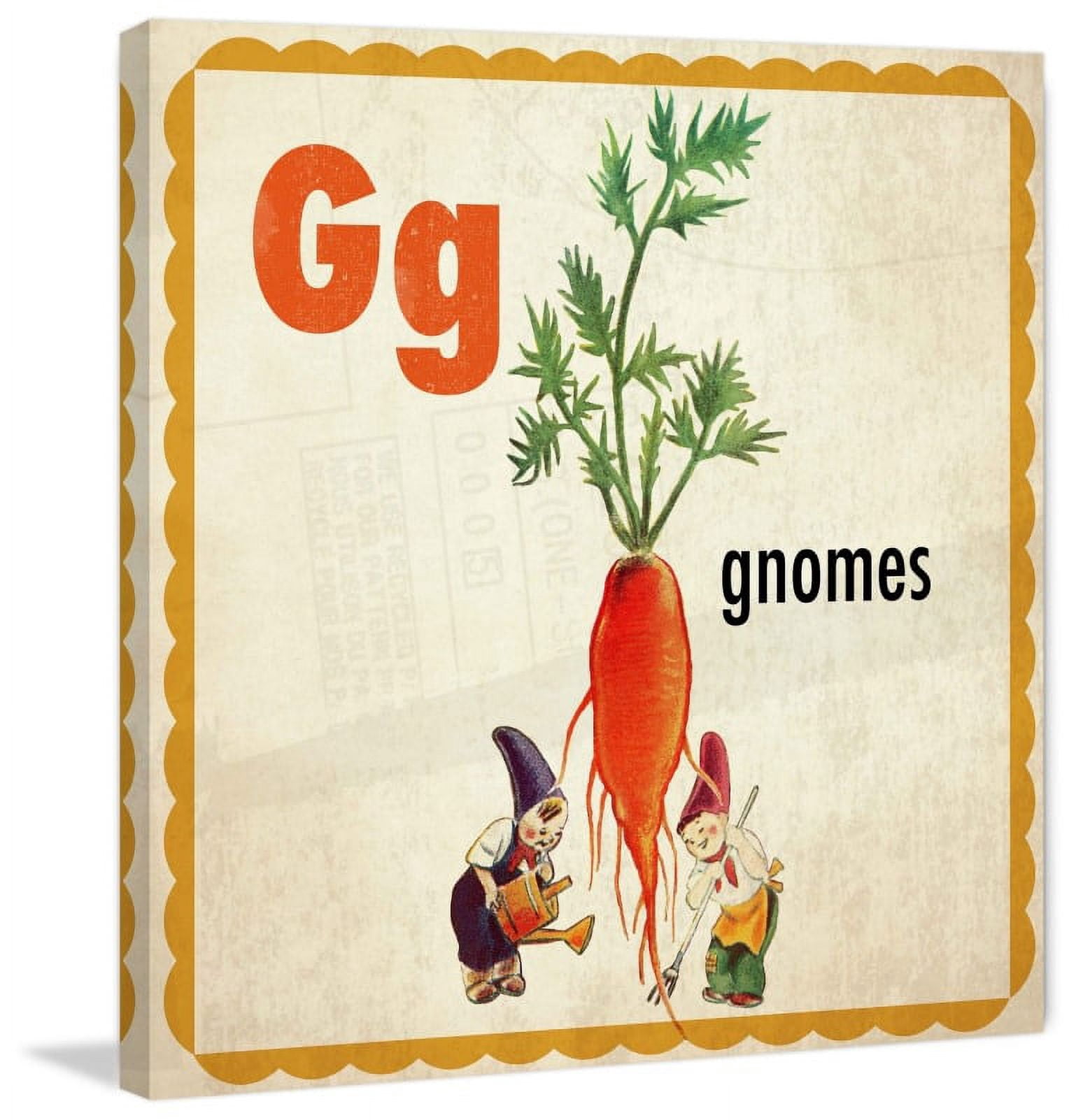 Marmont Hill "Gnomes" by Curtis Painting Print on Canvas