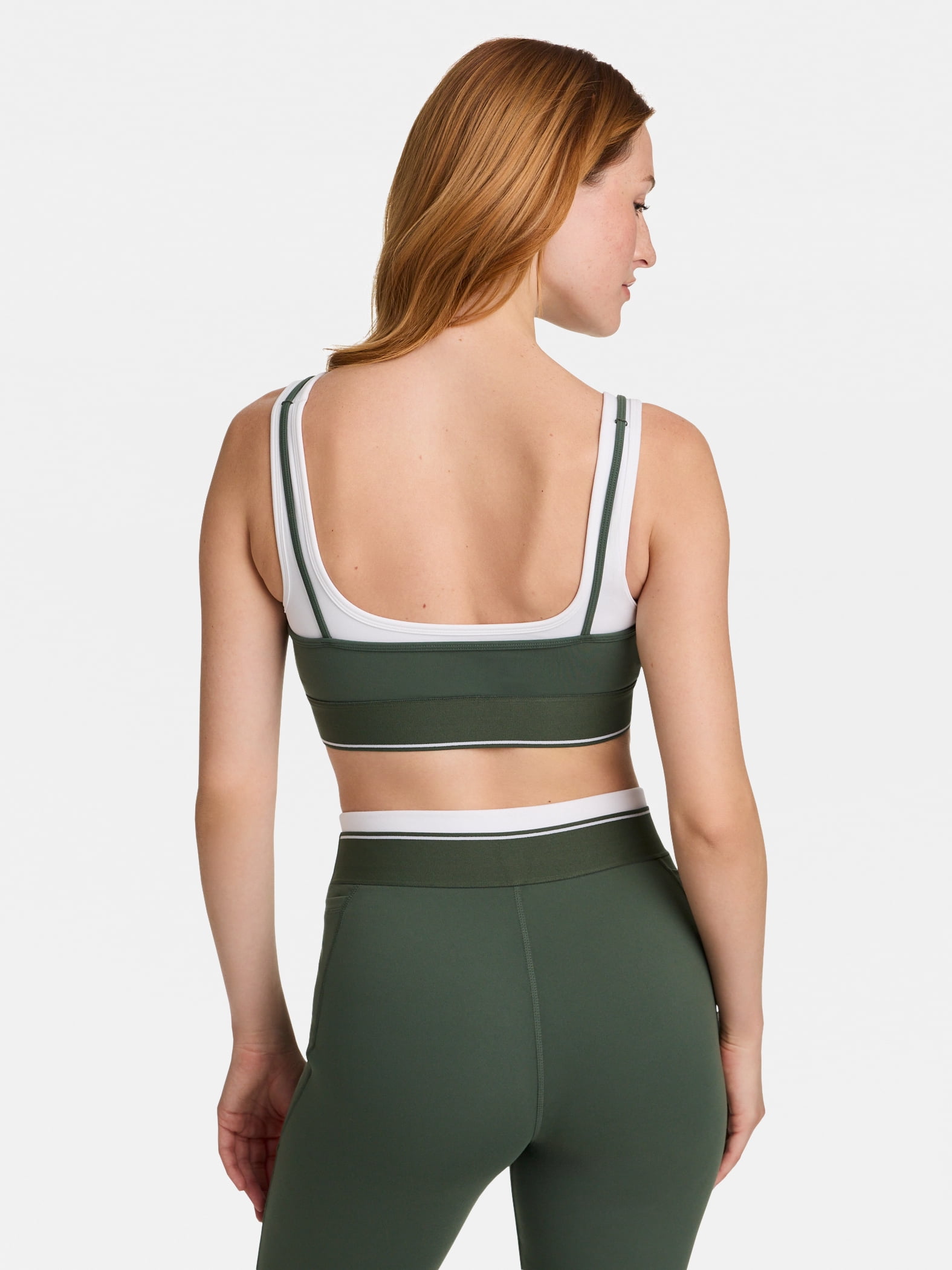 Reebok Women's Horizon Layered Bra Tank with Removable Cups, Sizes XS-XXXL