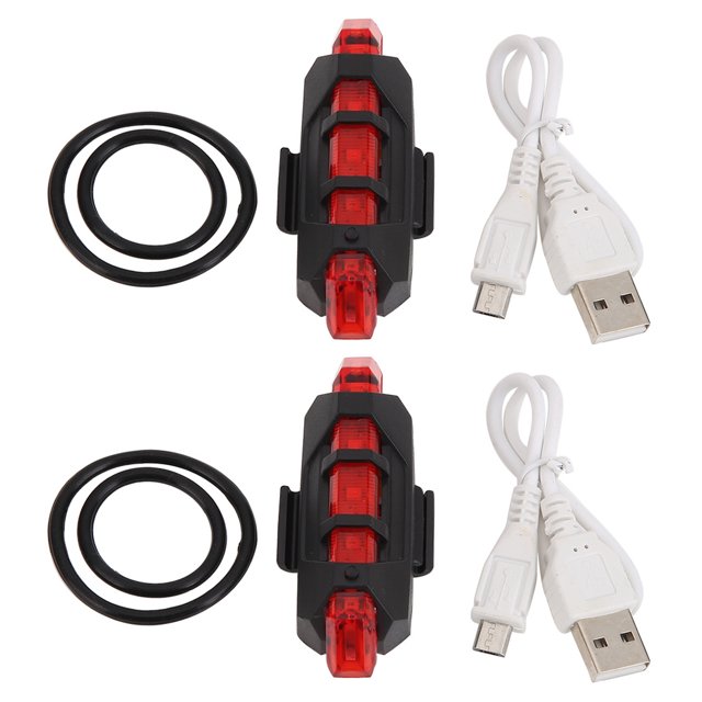 2 luces de advertencia para patinete eléctrico linterna de seguridad para ciclismo nocturno para M365 Pro