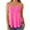 Hot Pink, variant on Razzly And Crop Shirts with Lace for Women Sleeveless Tee Fitted Camisole Women Sleeveless Long Top Fitted Top Top Women Base Shirt 2 Lane Top Adjustable Strap Tops for Women Women's(Hot Pink,XL)