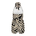 thumbnail image 4 of Iyufng Printed Rompers for Women Casual Halter Neck Short Jumpsuit with Elastic Waist, 4 of 7
