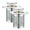 Short*2, variant on 1 Pc Universal Pop Up Bathroom Sink Stopper, 1.96" Short Brass Core Push Drain Filter with Hair Catcher Basket, Anti-Clogging Stainless Steel Plug Insert for 1.29" Hole
