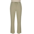thumbnail image 5 of Khaki for Mens Summer Fall Faux Linen Loose Fit Beach Brunch Stretchy Hawaiian Pleated Paperbag Tropical Straight Leg Plain Long Leg Trousers Pants Mens 2025 Clothing XL, 5 of 7