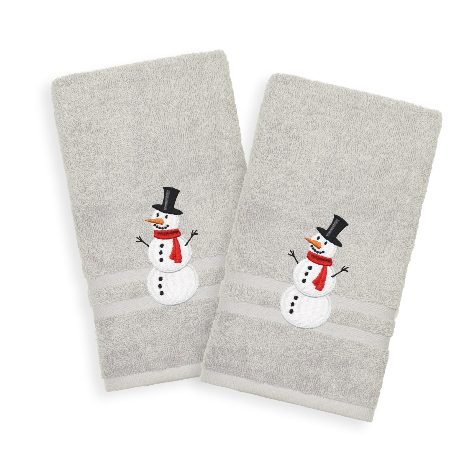 retro kitchen towel retro towel 100 percent cotton Santa Claus and Frosty the snowman Vintage Christmas kitchen towels red stripes