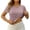 Pink, variant on Zemara Womens T Shirts, Women's T-Shirt Category Top with Built-In Bra Camisole Seamless Comfort Stretch Short Sleeve Everyday Wear for Versatile Spring SummerAutumn Comfort Khaki XXXL