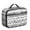 Black-74, variant on Geometric Lunch Tote – Pastoral Style Symmetrical Pattern Insulated Lunch Bag for Preschool and Elementary School Use