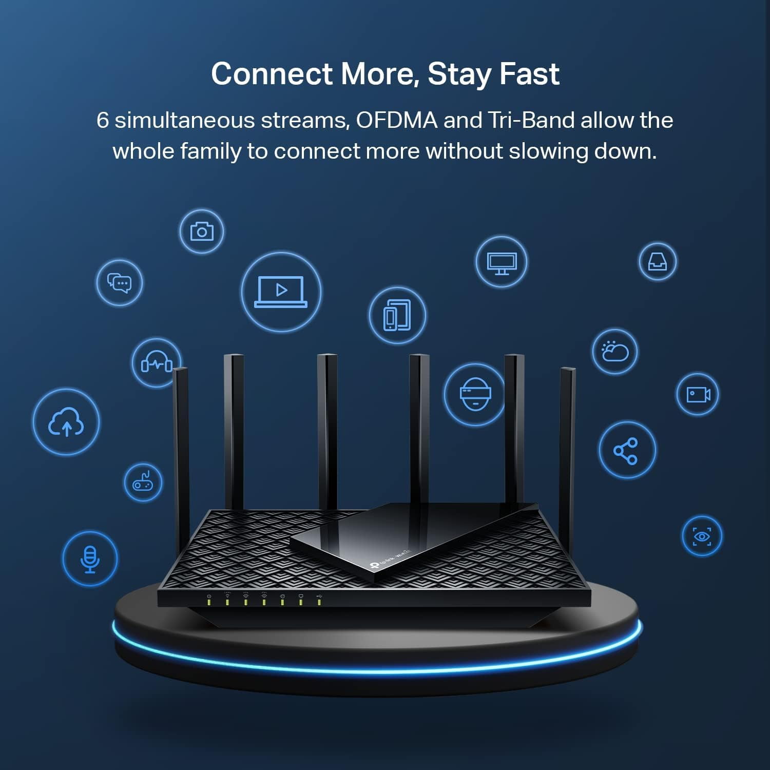 TP-Link AXE5400 Tri-Band WiFi 6E Router (Archer AXE75), 2025 PCMag