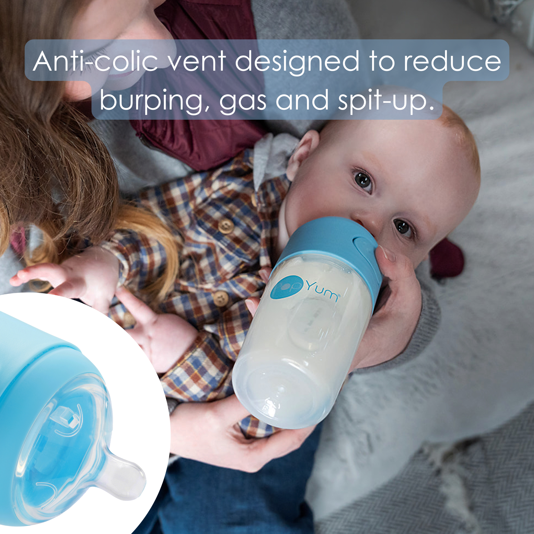 PopYum 9 oz Anti-Colic Bottle 2-Pack photo 7