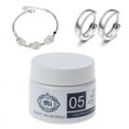 thumbnail image 3 of MANNYA 50 Gram All-Natural Pearl Powder Silver Polish Tarnish Remover Gold Silver Platinum Gentle Jewelry Cleaner Solution, 3 of 10
