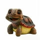thumbnail image 2 of Adorno de resina para escritorio con forma de tortuga Micro para jardín, playa y hogar Figurita decorativa de tortuga con ojos grandes, 2 of 8