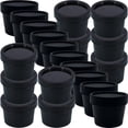 thumbnail image 1 of unbranded 20Ud Envases De Viaje Para Cosméticos Negros Con Tapa Para Cremas Y Lociones Portátiles, 1 of 8
