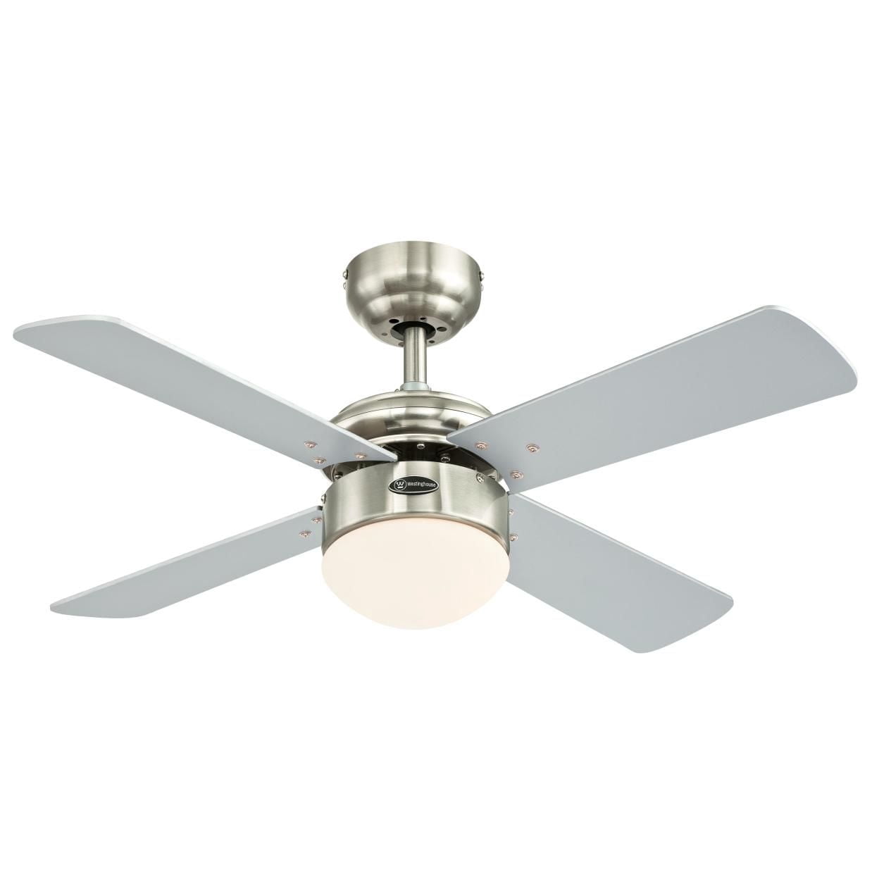 Westinghouse Colosseum 36" Indoor Ceiling Fan in Brushed Nickel with Dimmable LED
