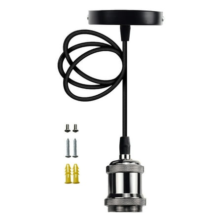 

E27 Pendant Socket Ceiling Mount Vintage Home Industrial Style Lamp Holder Hotel