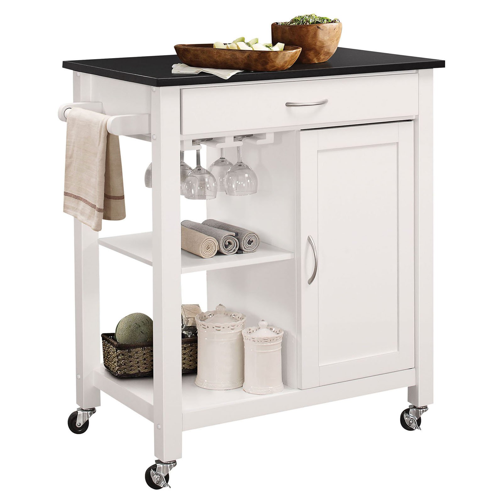 Acme Furniture Ottawa Portable Island Kitchen Cart