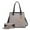 Pewter, variant on MKF Collection Kerny Women's Tote Bag & Wristlet Wallet, Vegan Leather Shoulder Bag Handbag Purse by Mia K - Burgundy