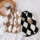 thumbnail image 2 of Pets Winter Warm Clothing Dogs Clothes Fall and Winter New Padded Warm Small Dogs Cute Cats Checkerboard Shape Pet Supplies ShopWise Round, 2 of 8