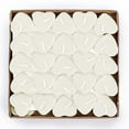 thumbnail image 4 of Tea Lights Candles Set - 50 Pcs Heart Shaped Tealight Candles Smokeless Tea Candle Unscented Soy Candle for Dating, Weddings, Anniversaries, 4 of 6