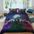 thumbnail image 2 of Hocus Pocus Conjunto de sábanas temático, trío de piezas, cómodo y amigable con la piel, diseño único, regalo de decoración para el hogar para familiares, amigos y fans,135cm *200cm, 2 of 6